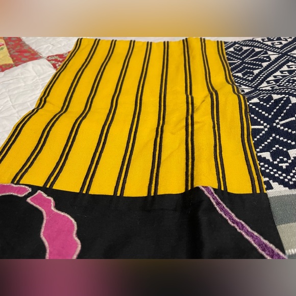 New Pottery Barn Pauline Boyd Nightstorm Stripe Patchwork Lumbar Pillow, 16X26” - Picture 5 of 15